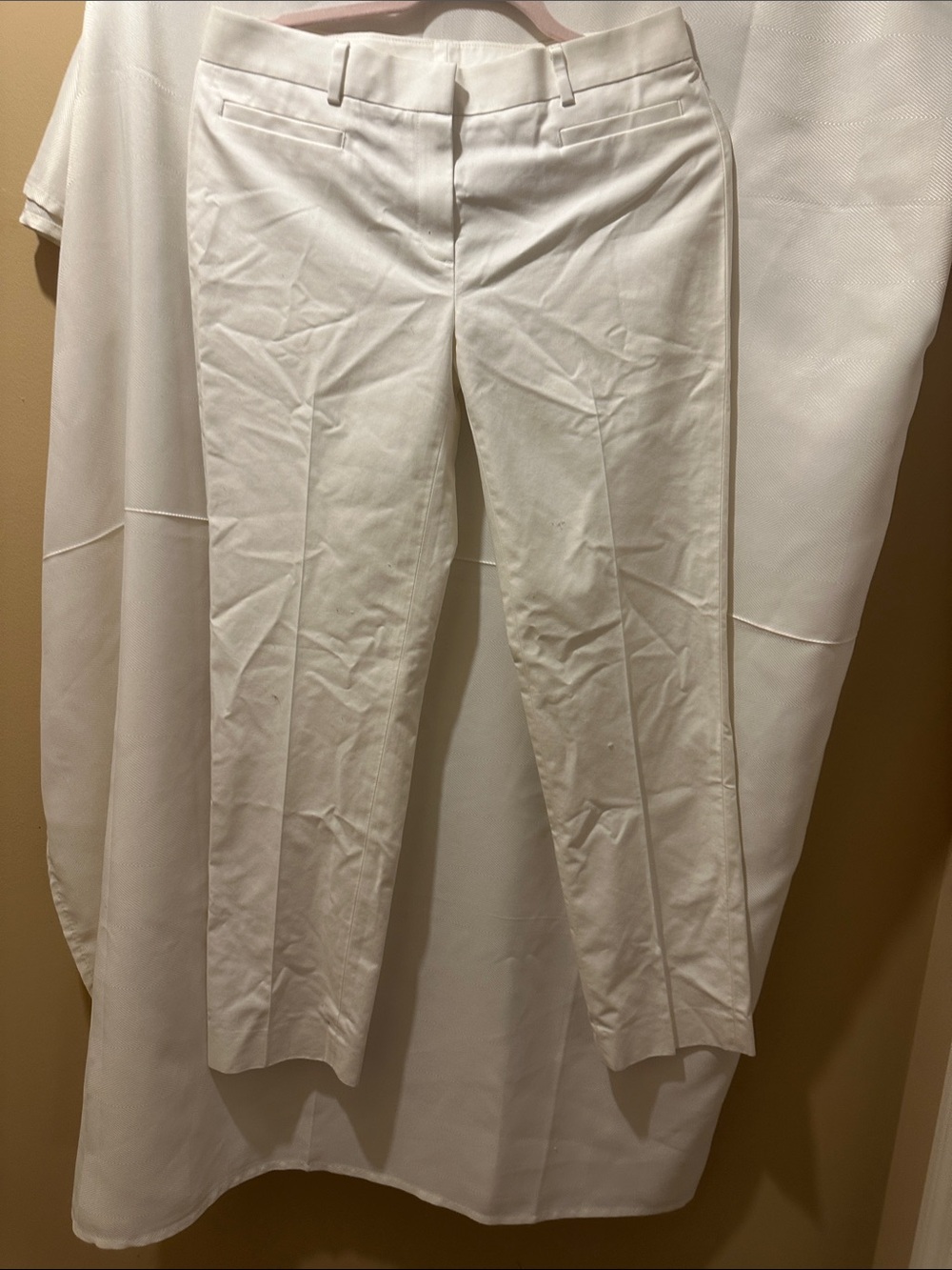 White womens  Dress Pants - Classic Tailored Fit